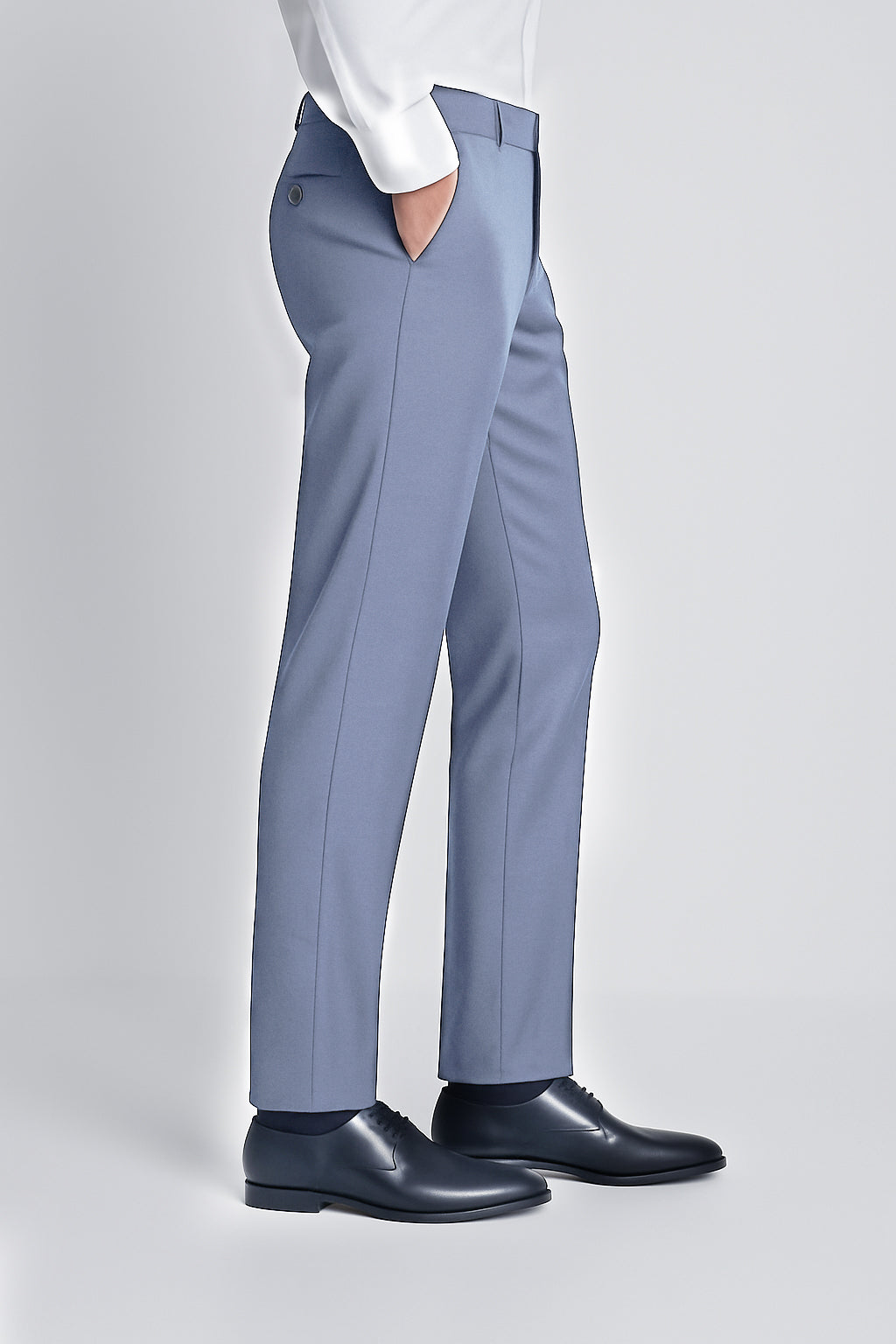 Denim Blue Formal Trouser