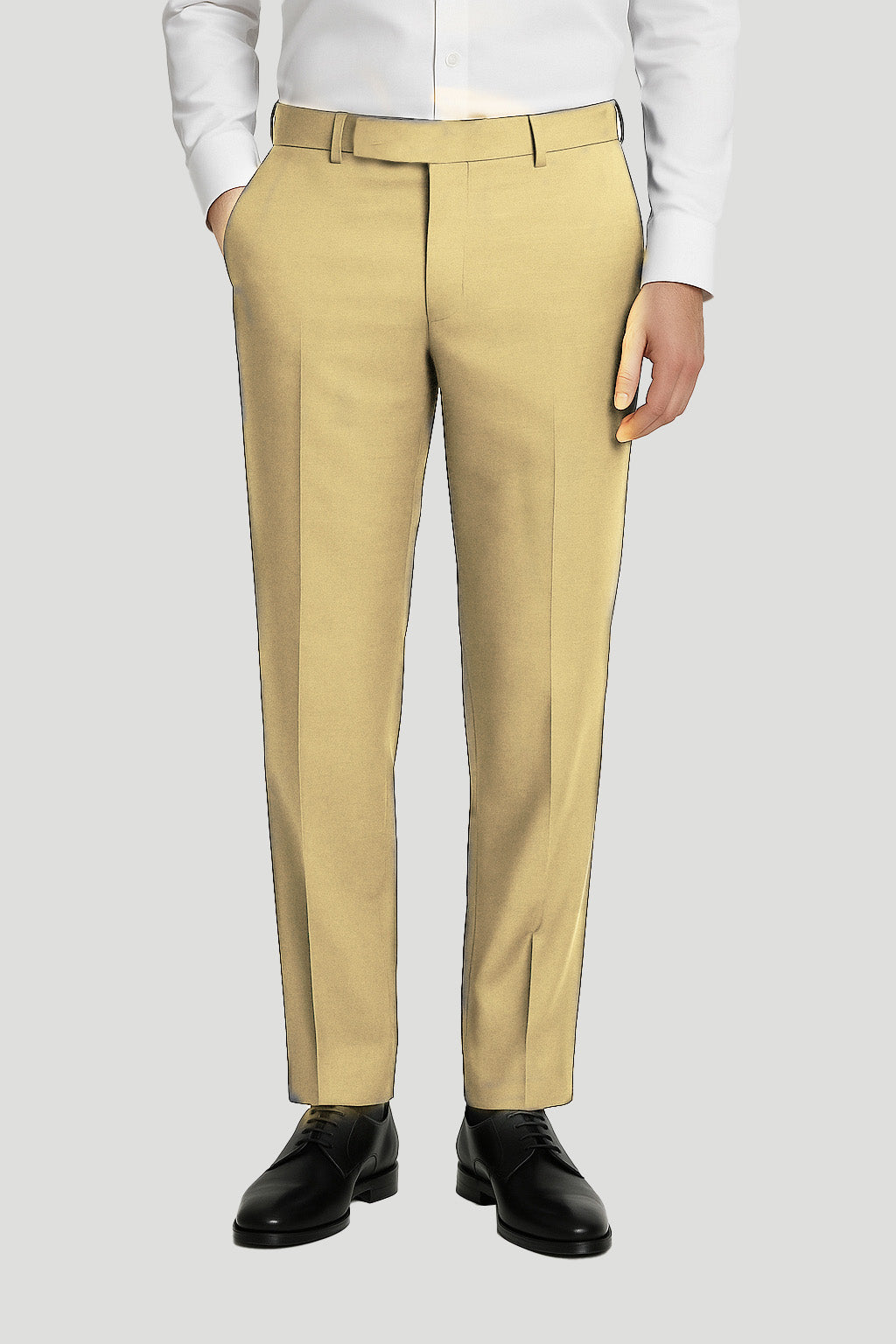 Camel Yellow Formal Trouser
