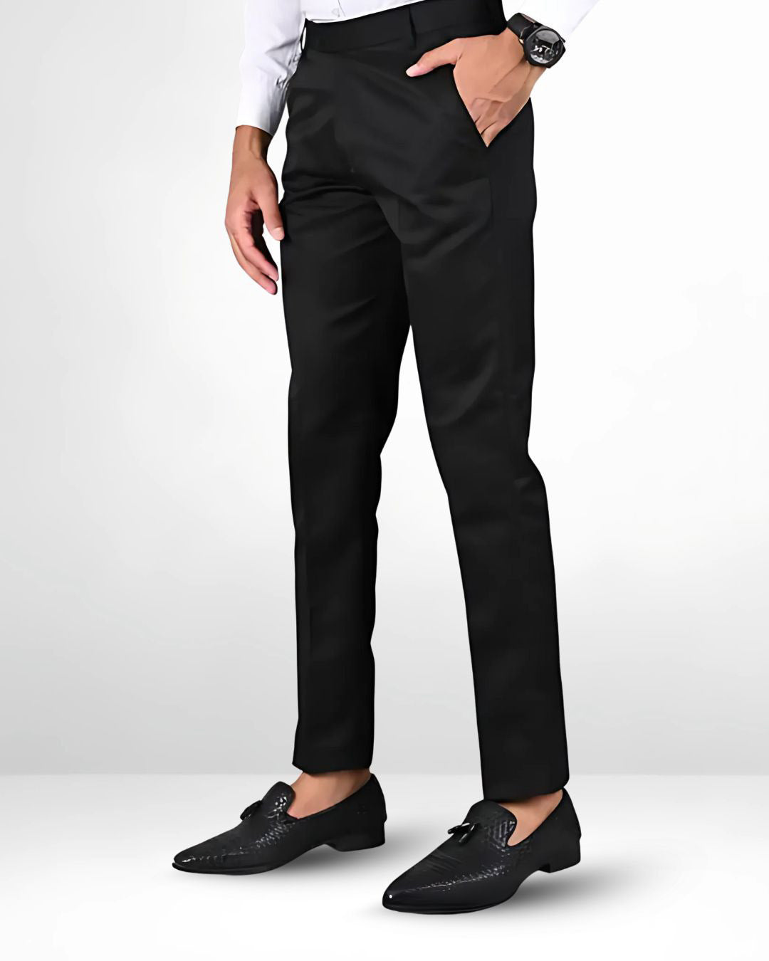 Bodyfuelz Classic Black Formal Trousers