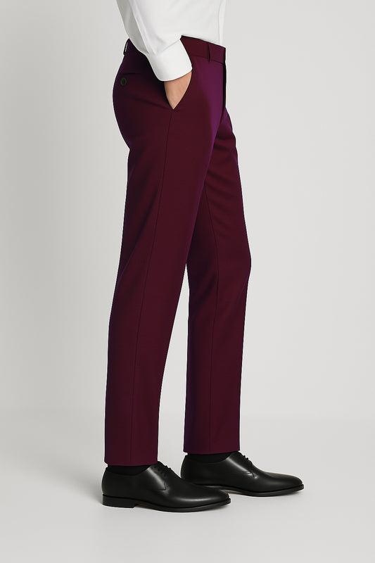 Classy Maroon Formal Trouser