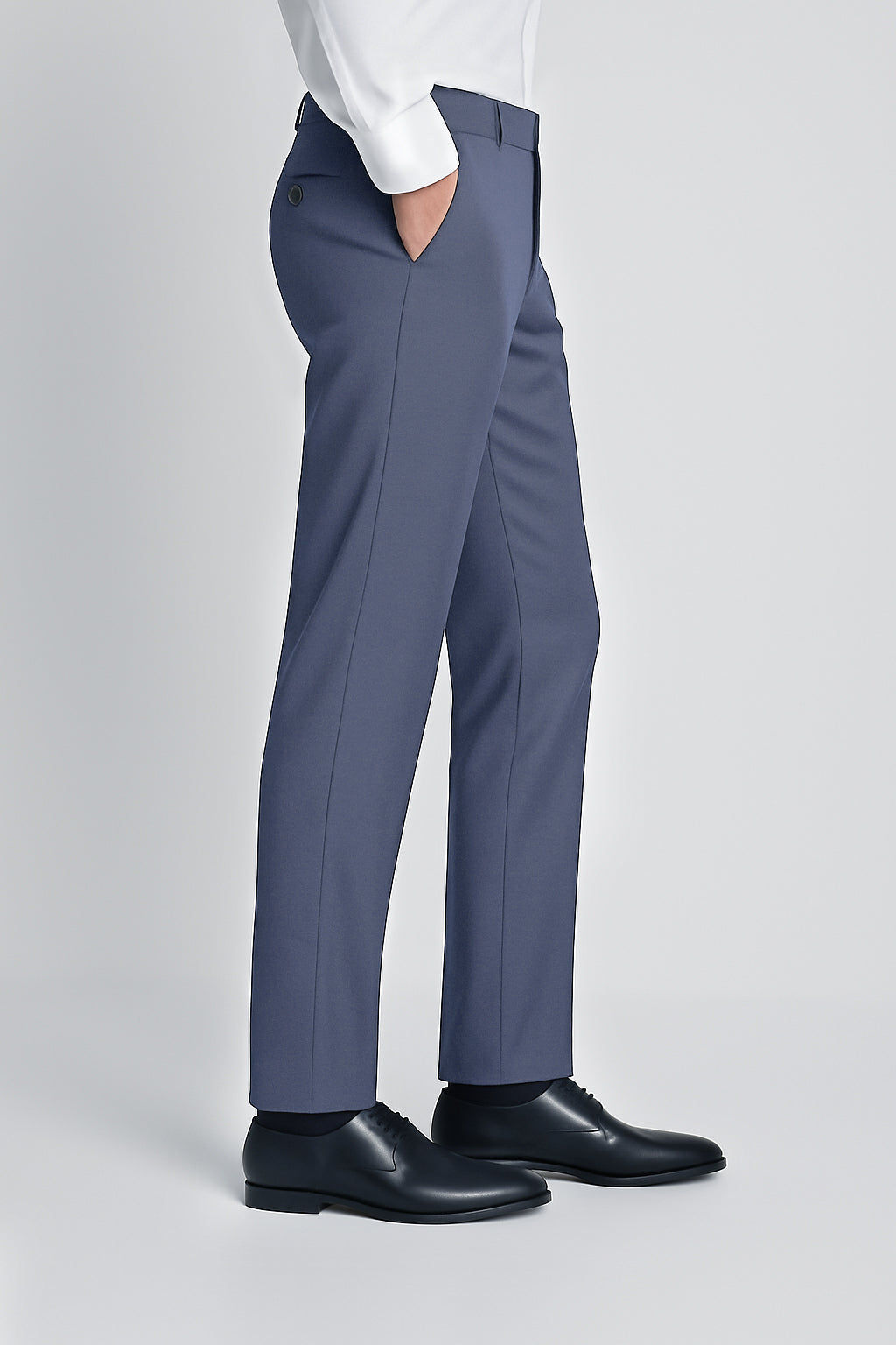 Dark Pigeon Blue Formal Trouser