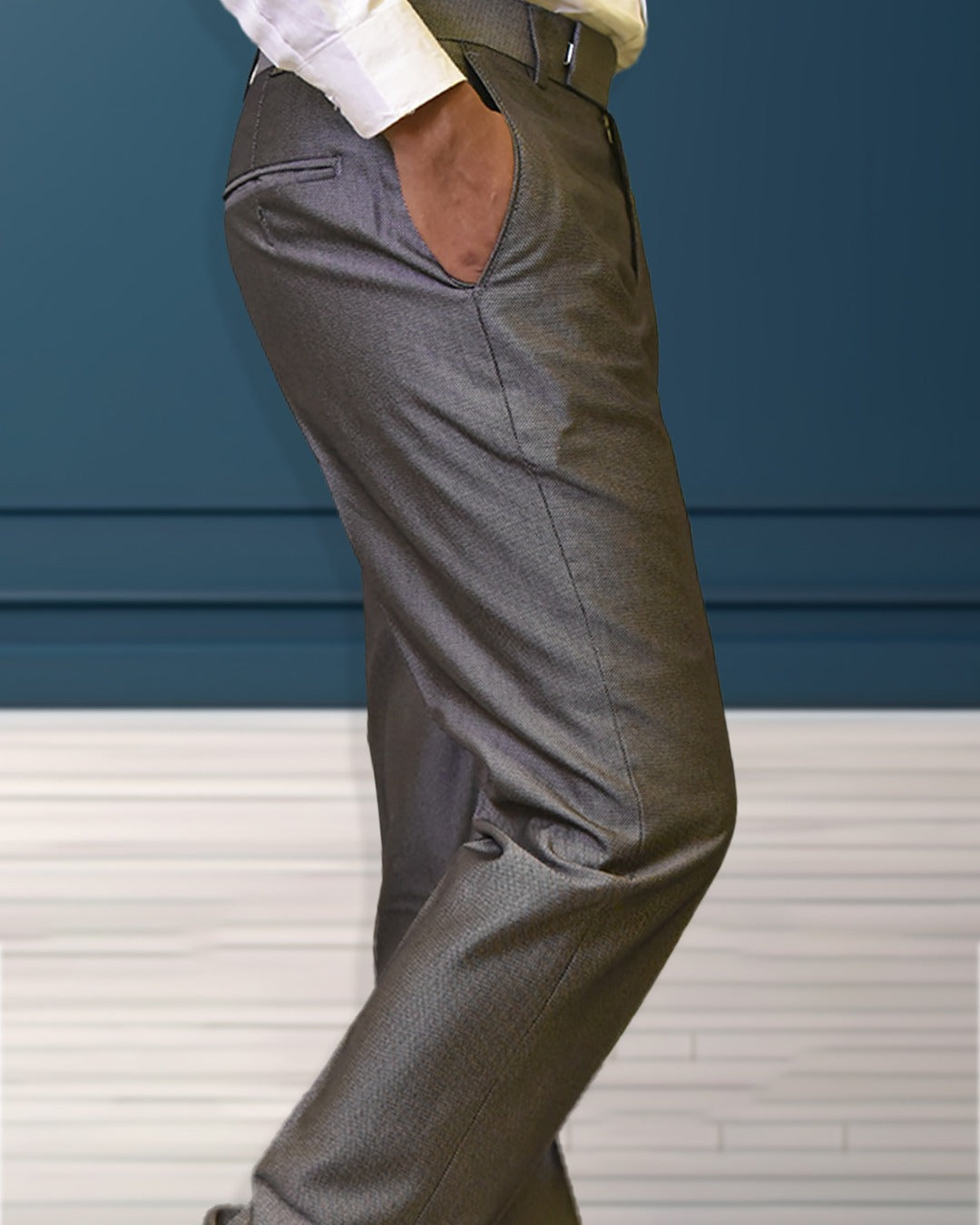 Bodyfuelz Graphite Grey Formal Trousers