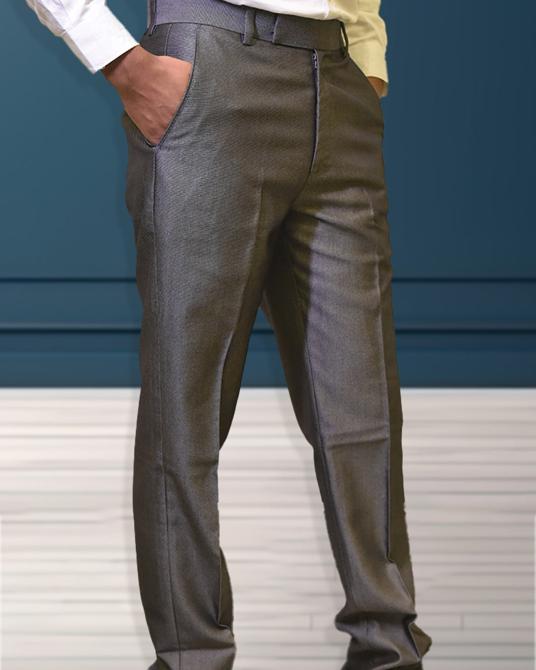 Bodyfuelz Graphite Grey Formal Trousers
