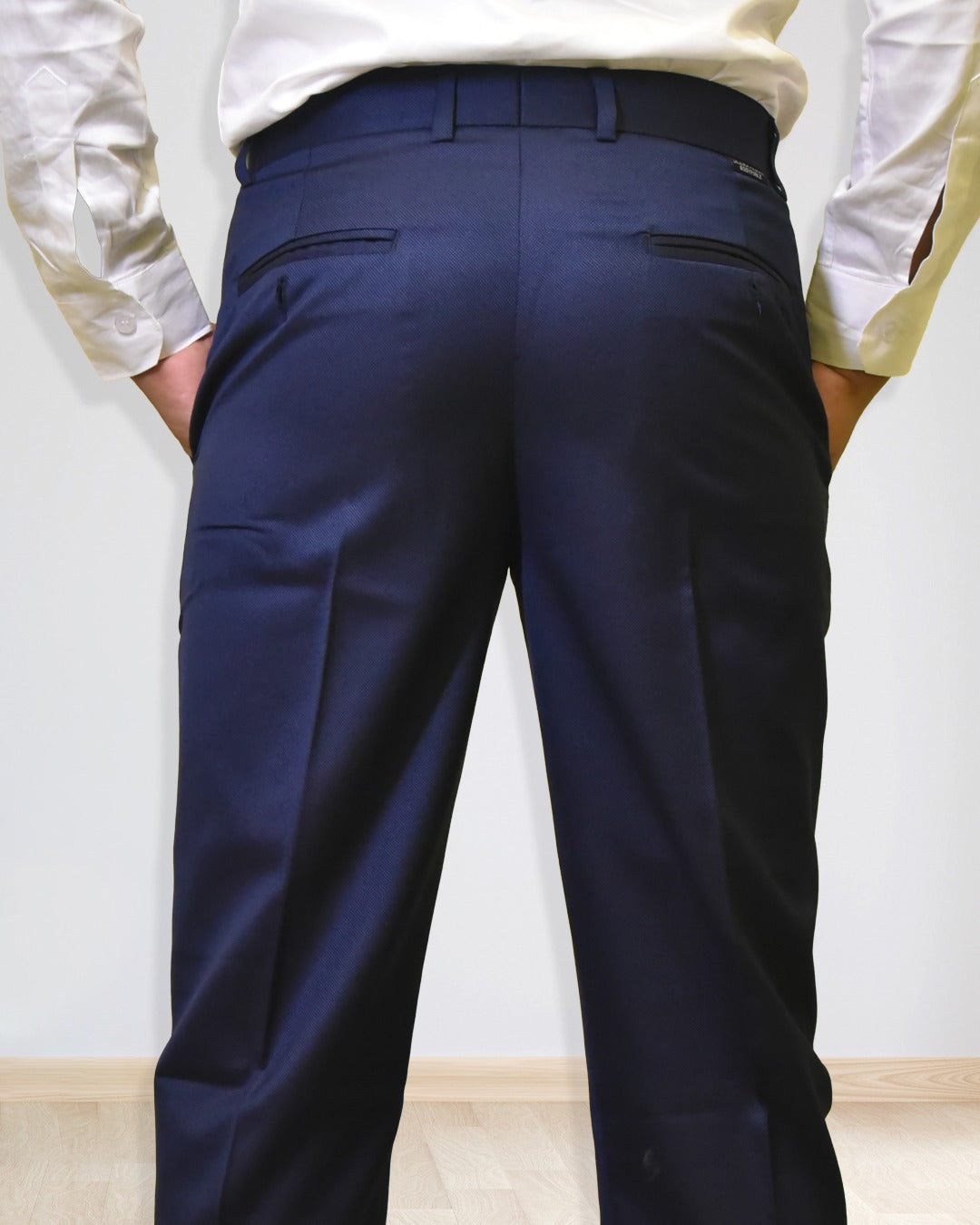 Bodyfuelz Midnight Navy Blue Formal Trousers