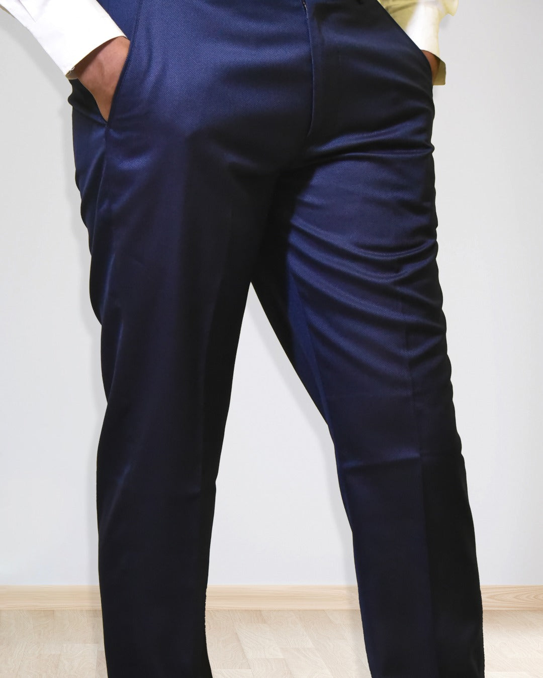 Bodyfuelz Midnight Navy Blue Formal Trousers
