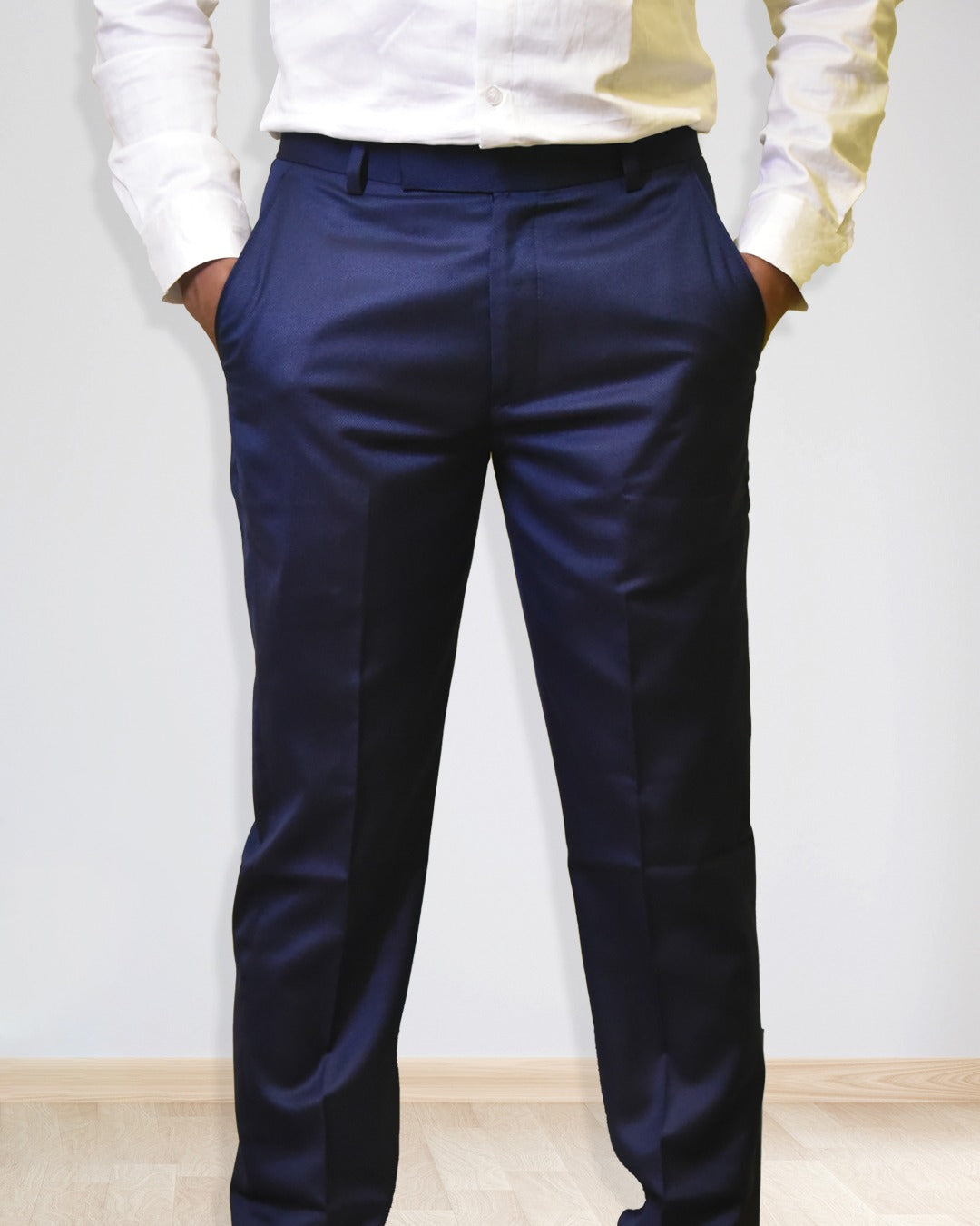 Bodyfuelz Midnight Navy Blue Formal Trousers