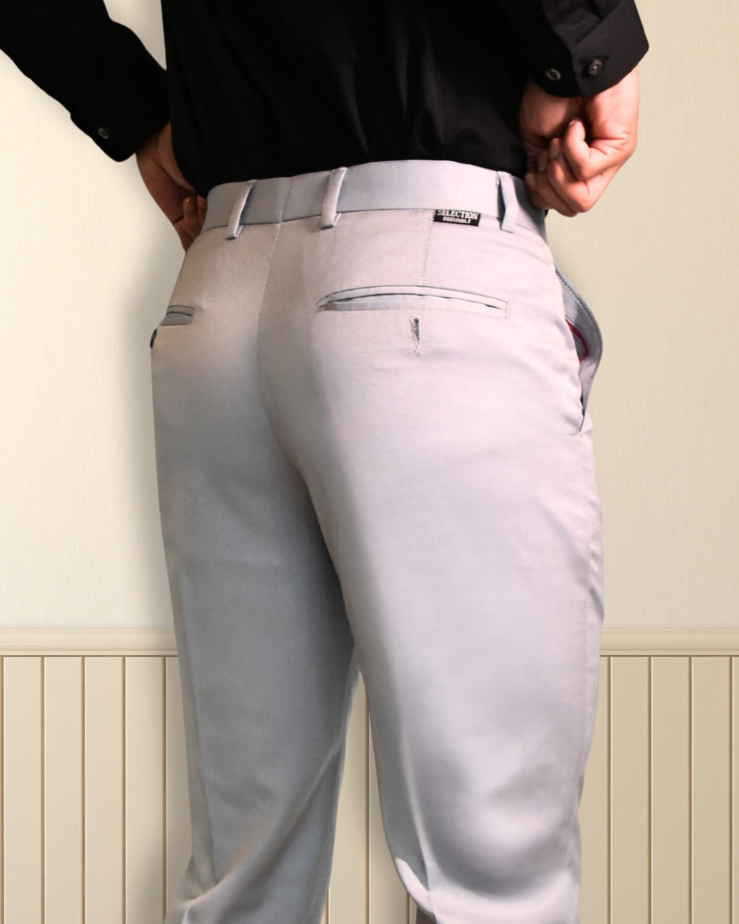 Bodyfuelz Smoke Grey Formal Trousers