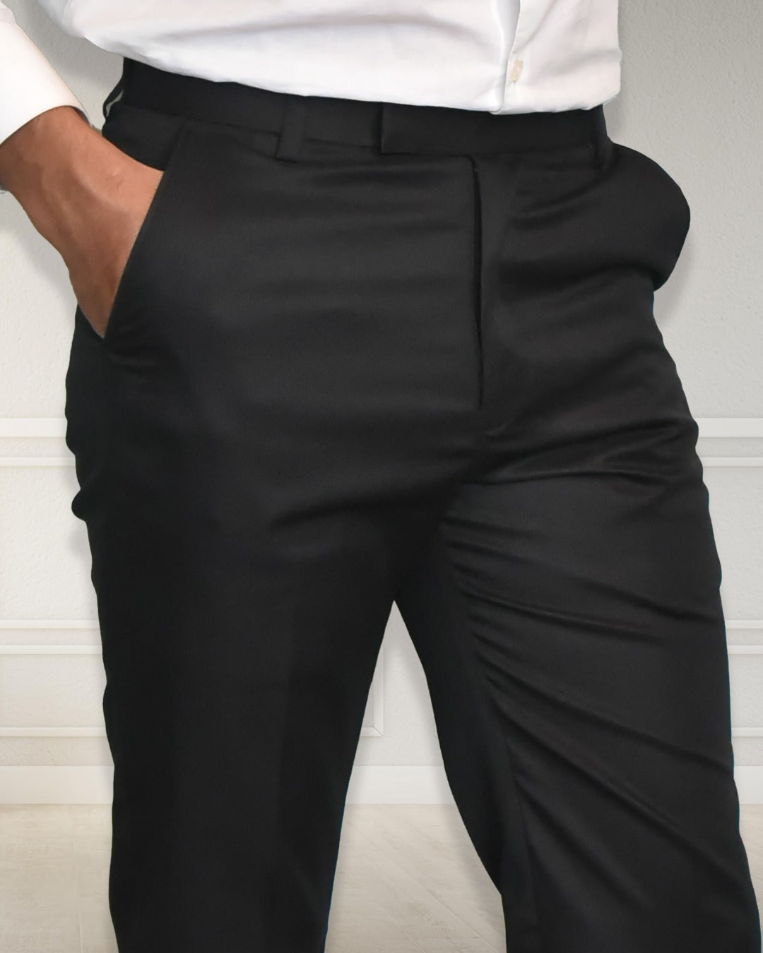 Bodyfuelz Classic Black Formal Trousers